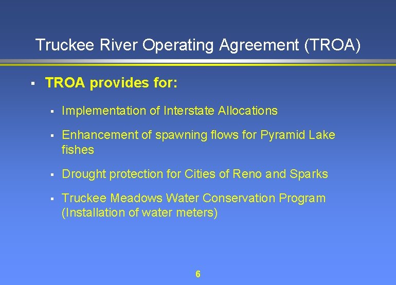 Water Right Settlement Pyramid Lake Paiute Tribe 2