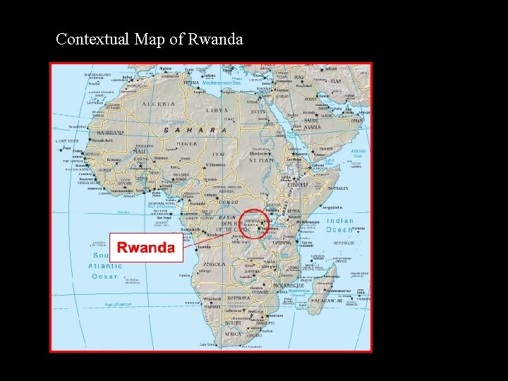 Contextual Map of Rwanda 