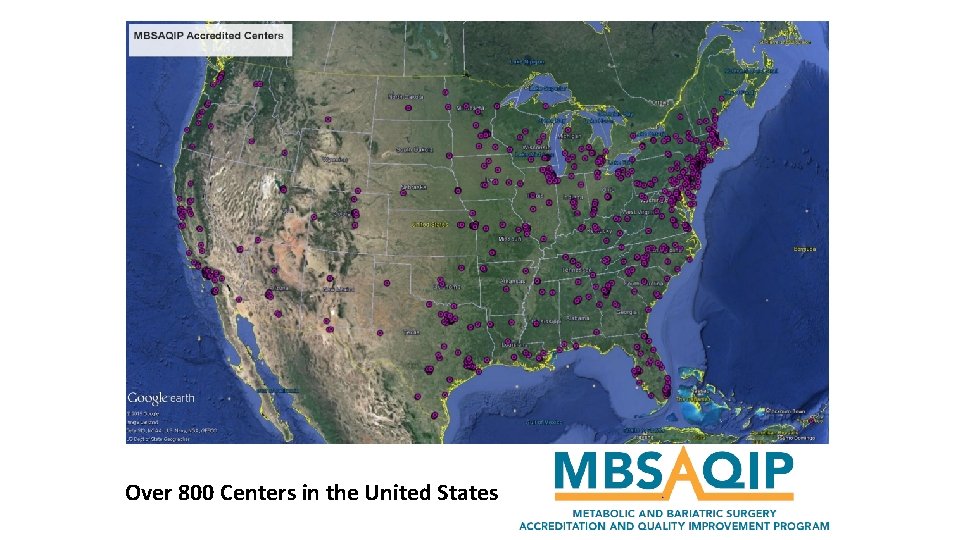 Over 800 Centers in the United States 