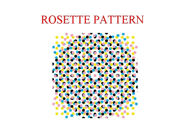 ROSETTE PATTERN ROSETTE PATTERN