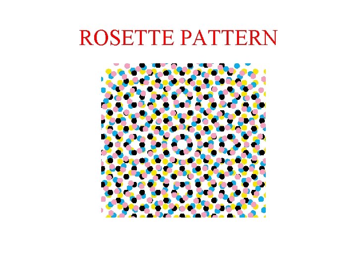 ROSETTE PATTERN ROSETTE PATTERN