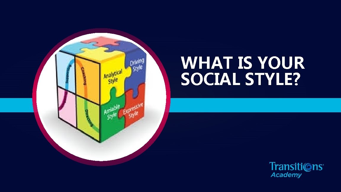 WHAT IS YOUR SOCIAL STYLE? 