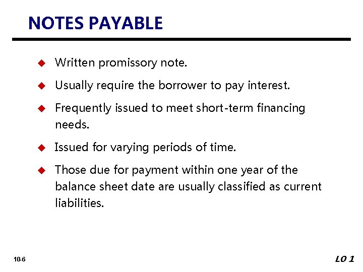 10 1 10 Reporting and Analyzing Liabilities Kimmel