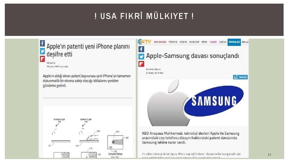 ! USA FIKRÎ MÜLKIYET ! 12 