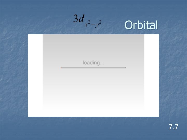 Orbital 7. 7 