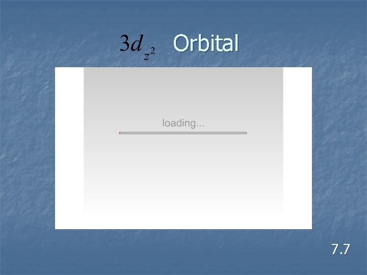Orbital 7. 7 