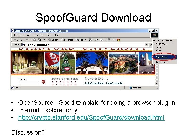 Spoof. Guard Download • Open. Source - Good template for doing a browser plug-in