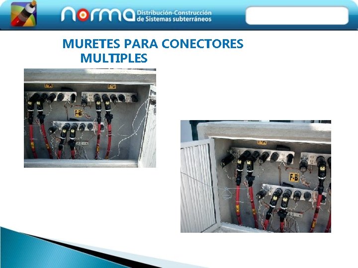 MURETES PARA CONECTORES MULTIPLES 