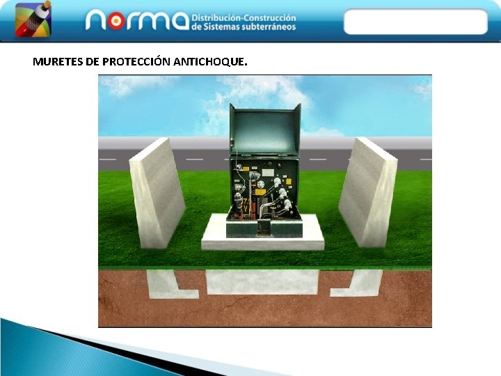 MURETES DE PROTECCIÓN ANTICHOQUE. 