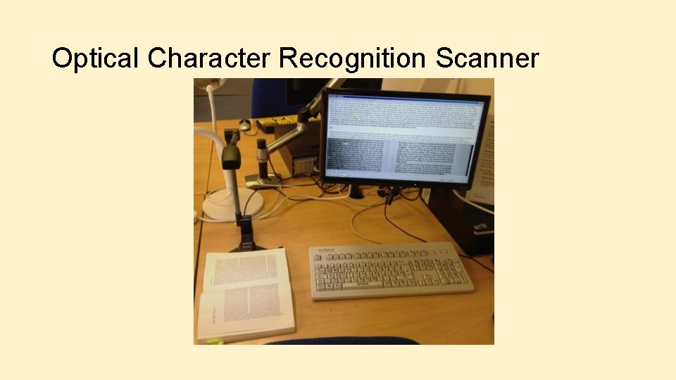 Optical Character Recognition Scanner 