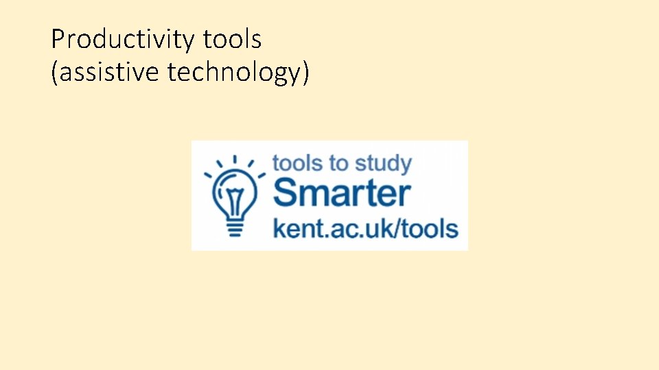 Productivity tools (assistive technology) 