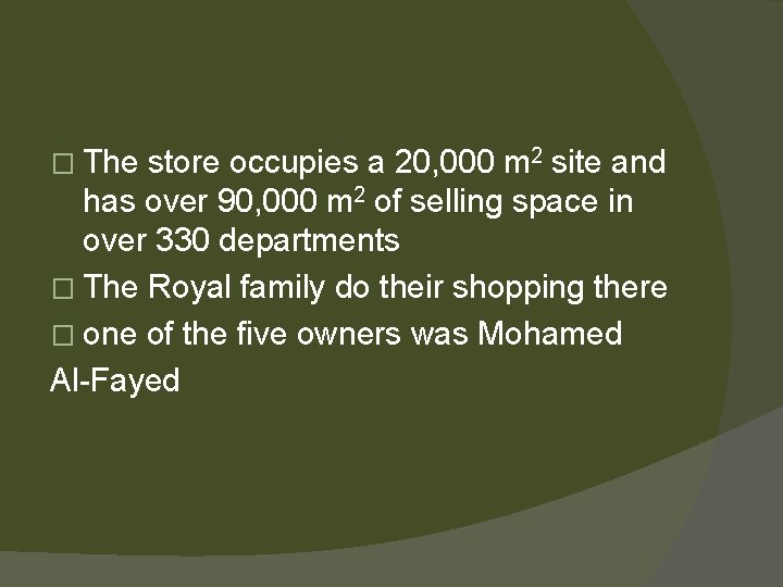 � The store occupies a 20, 000 m 2 site and has over 90,