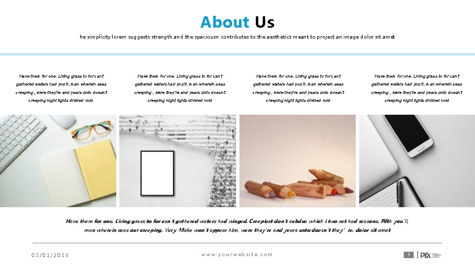 About Us he simplicity lorem suggests strength and the spaciousn contributes to the aesthetics