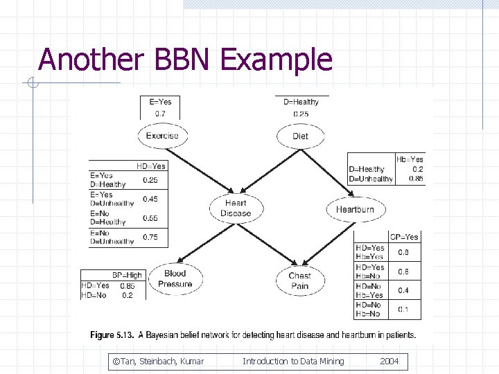Another BBN Example ©Tan, Steinbach, Kumar Introduction to Data Mining 2004 