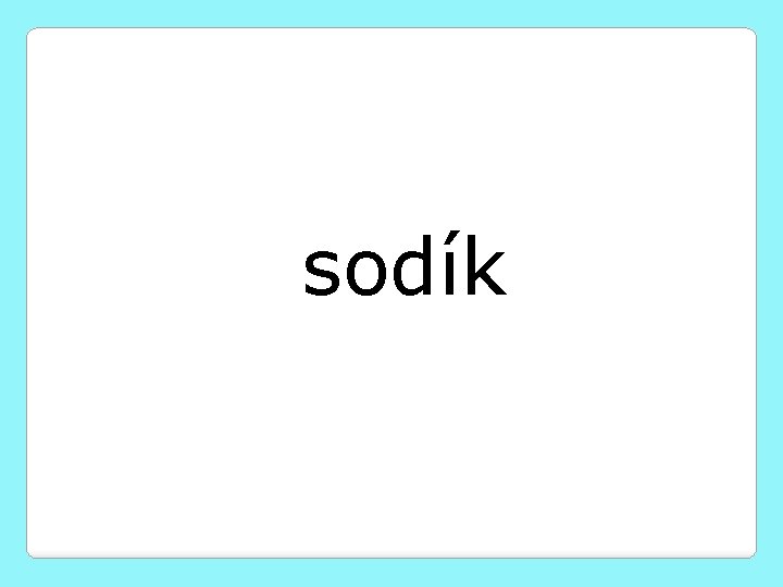 sodík 