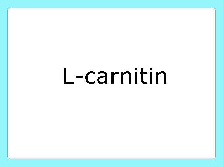 L-carnitin 