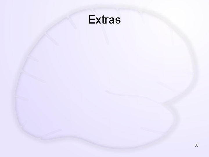 Extras 20 