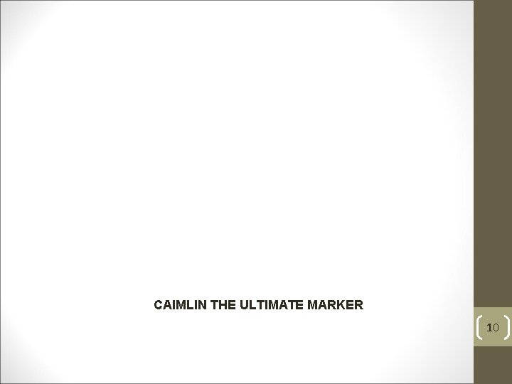 CAIMLIN THE ULTIMATE MARKER 10 