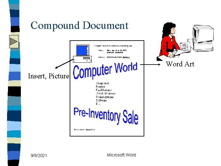 Compound Document Word Art Insert, Picture 9/9/2021 Microsoft Word 