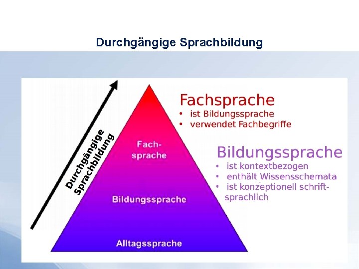 Durchgängige Sprachbildung 