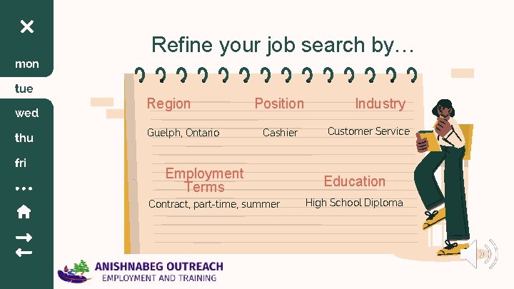 mon Refine your job search by… tue wed thu fri Region Guelph, Ontario Position mon Refine your job search by… tue wed thu fri Region Guelph, Ontario Position