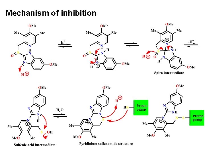 Mechanism of inhibition 