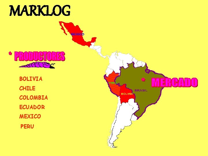 MARKLOG BOLIVIA CHILE COLOMBIA ECUADOR MEXICO PERU 