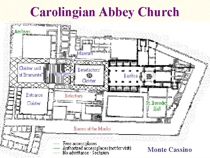 Carolingian Abbey Church Monte Cassino 