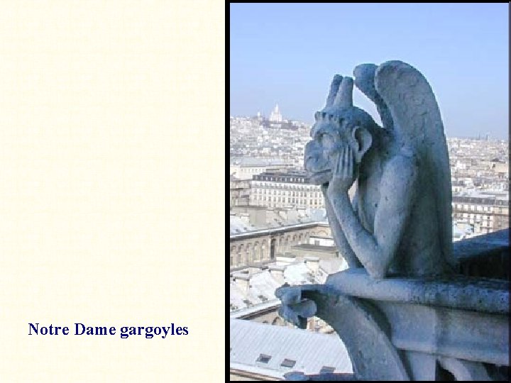 Notre Dame gargoyles 