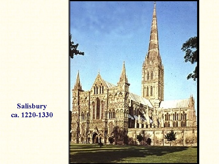 Salisbury ca. 1220 -1330 
