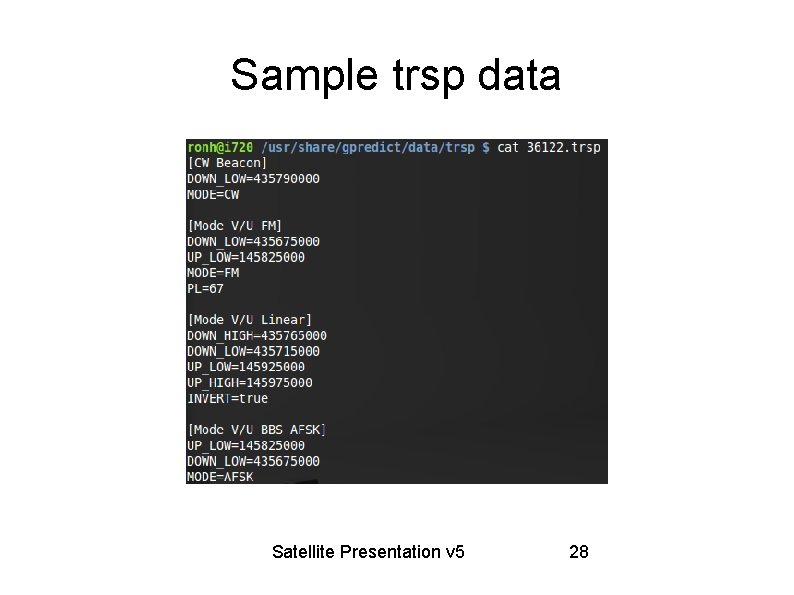 Sample trsp data Satellite Presentation v 5 28 