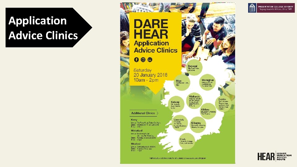 Application Advice Clinics 