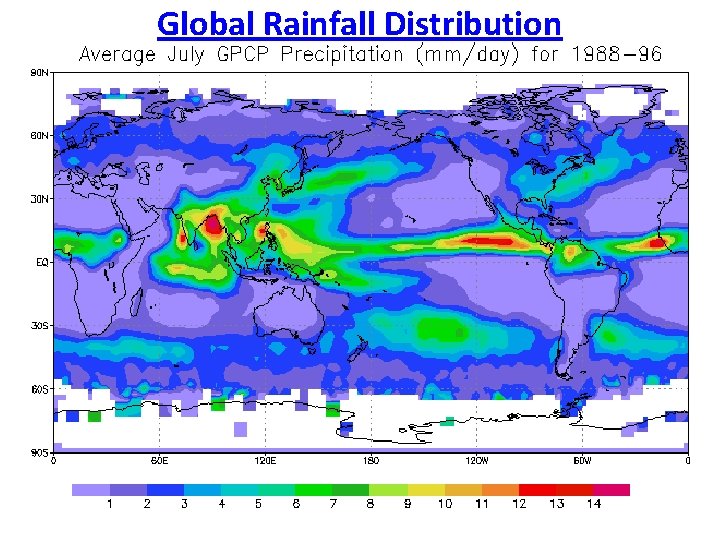 Global Rainfall Distribution 