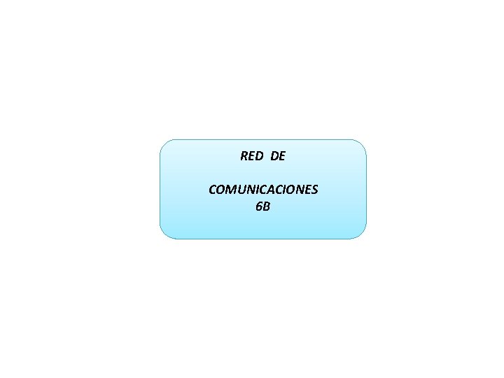 RED DE COMUNICACIONES 6 B 