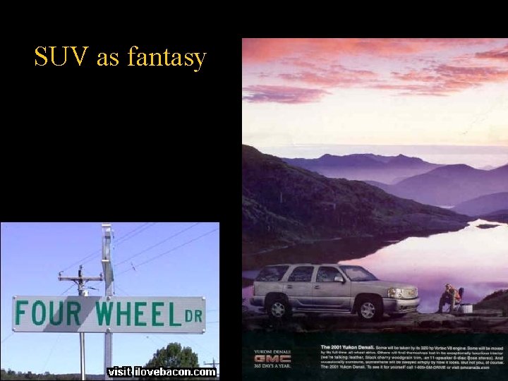 SUV as fantasy 