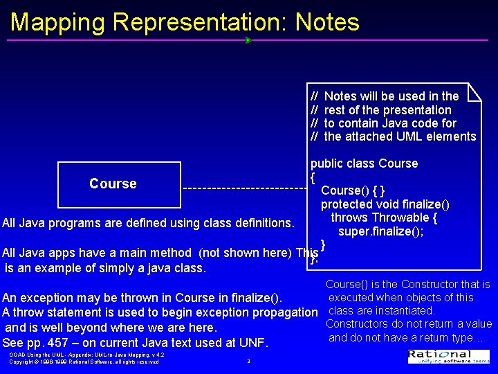 Mapping Representation: Notes // // Notes will be used in the rest of the Mapping Representation: Notes // // Notes will be used in the rest of the