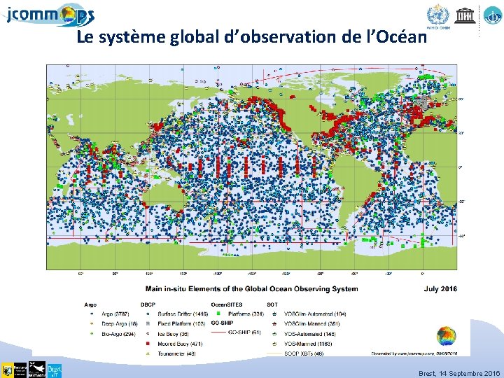 Le système global d’observation de l’Océan Brest, 14 Septembre 2016 