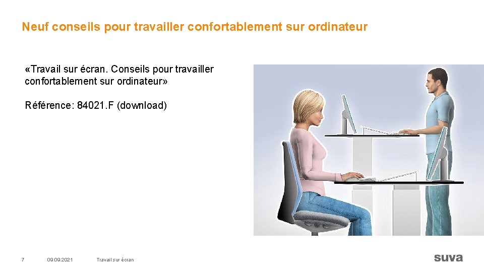 Neuf conseils pour travailler confortablement sur ordinateur «Travail sur écran. Conseils pour travailler confortablement