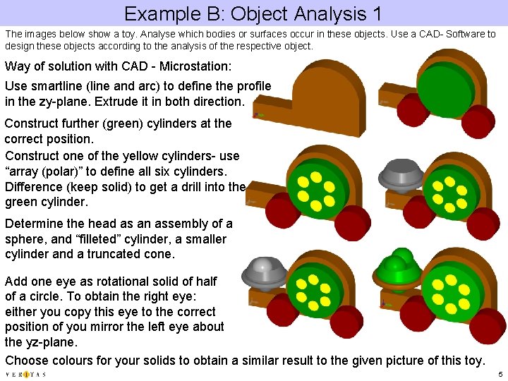 Example B: Object Analysis 1 The images below show a toy. Analyse which bodies