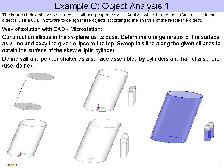 Example C: Object Analysis 1 The images below show a vase next to salt