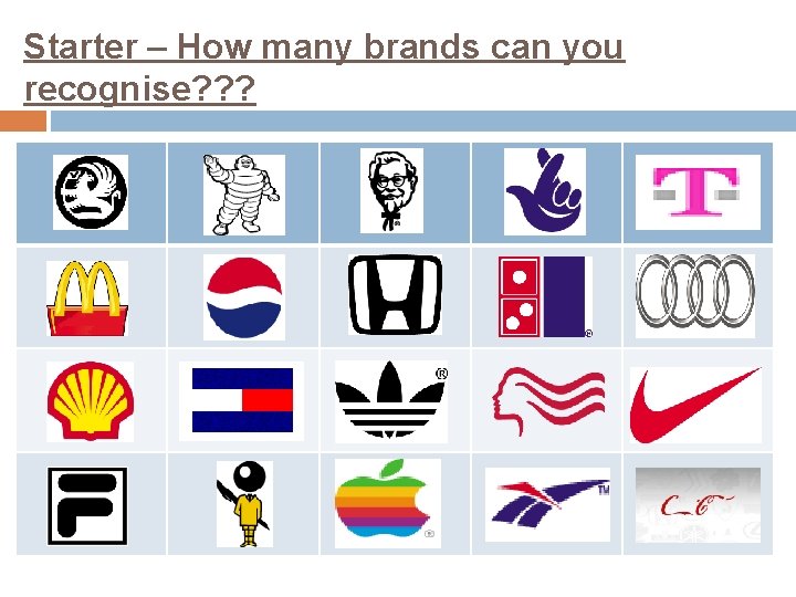 UNIT 3 PROMOTING A BRAND P 1 M