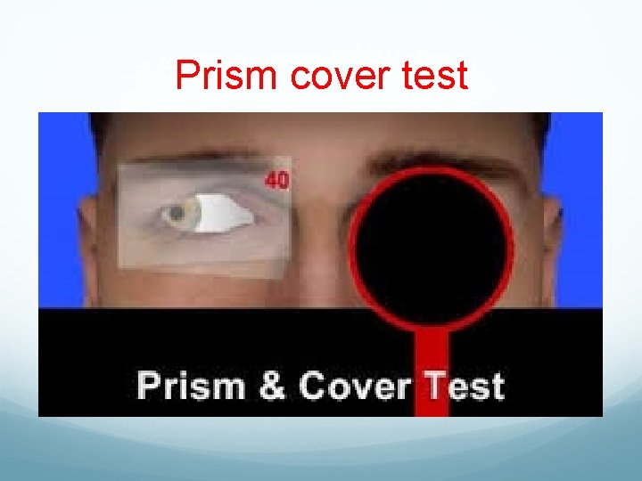 Prism cover test 