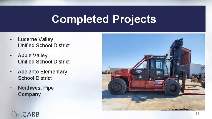 Completed Projects • Lucerne Valley Unified School District • Apple Valley Unified School District