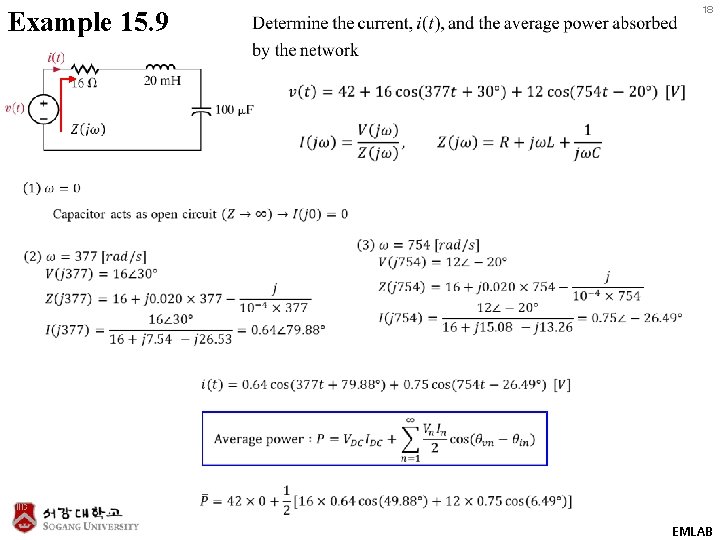 Example 15. 9 18 EMLAB 
