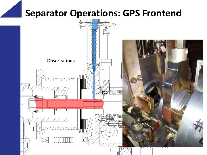 Separator Operations: GPS Frontend Observations ~122 3 