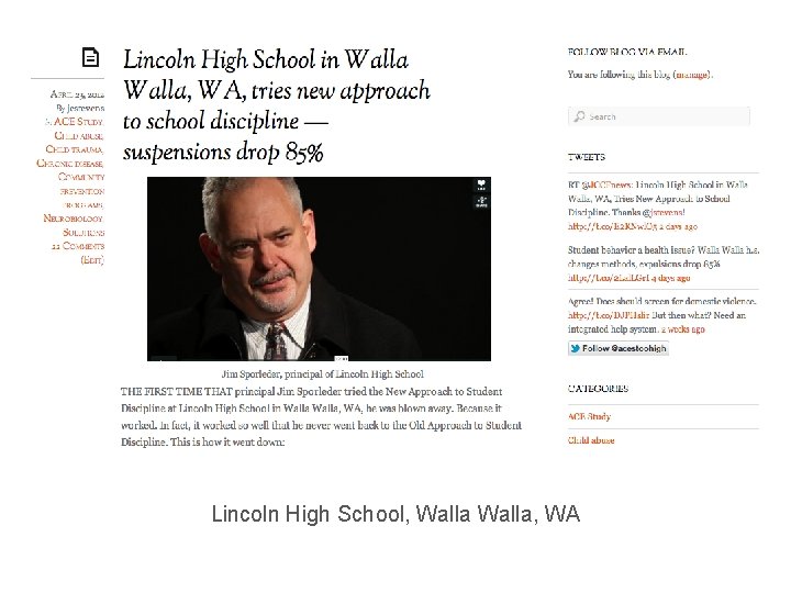 Lincoln High School, Walla, WA 