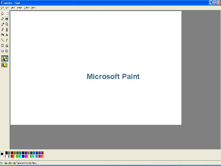 Microsoft Paint 