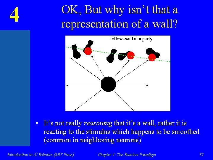 4 OK, But why isn’t that a representation of a wall? • It’s not