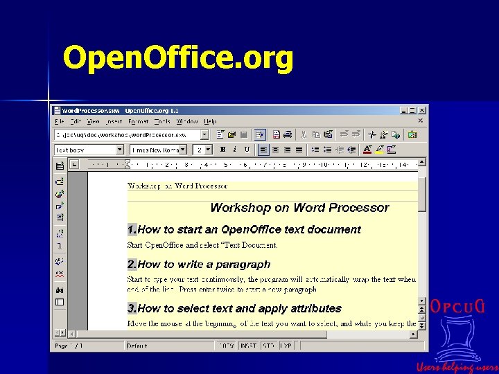 Open. Office. org 