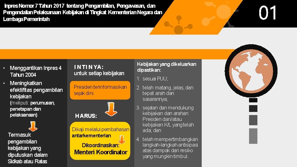 Inpres Nomor 7 Tahun 2017 tentang Pengambilan, Pengawasan, dan Pengendalian Pelaksanaan Kebijakan di Tingkat